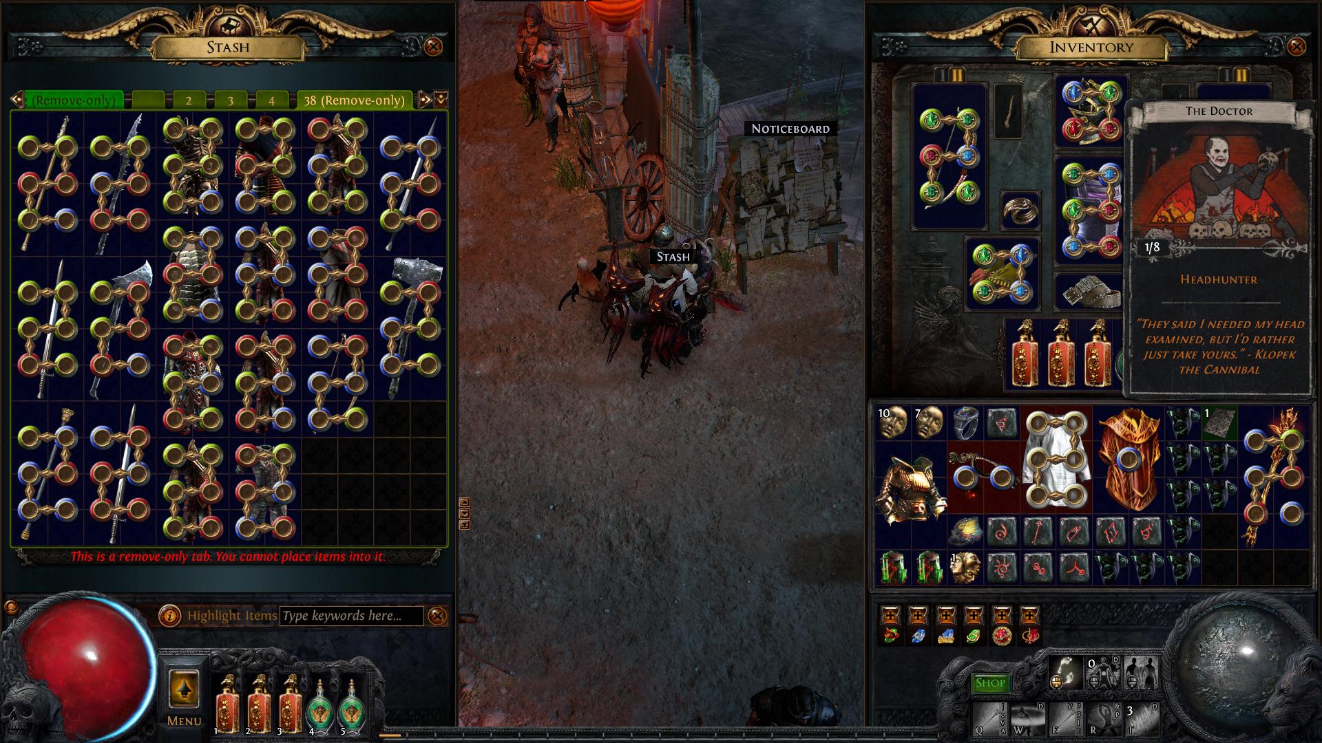 How To Get White Slots In Path of Exile (Kalandra Lake)
