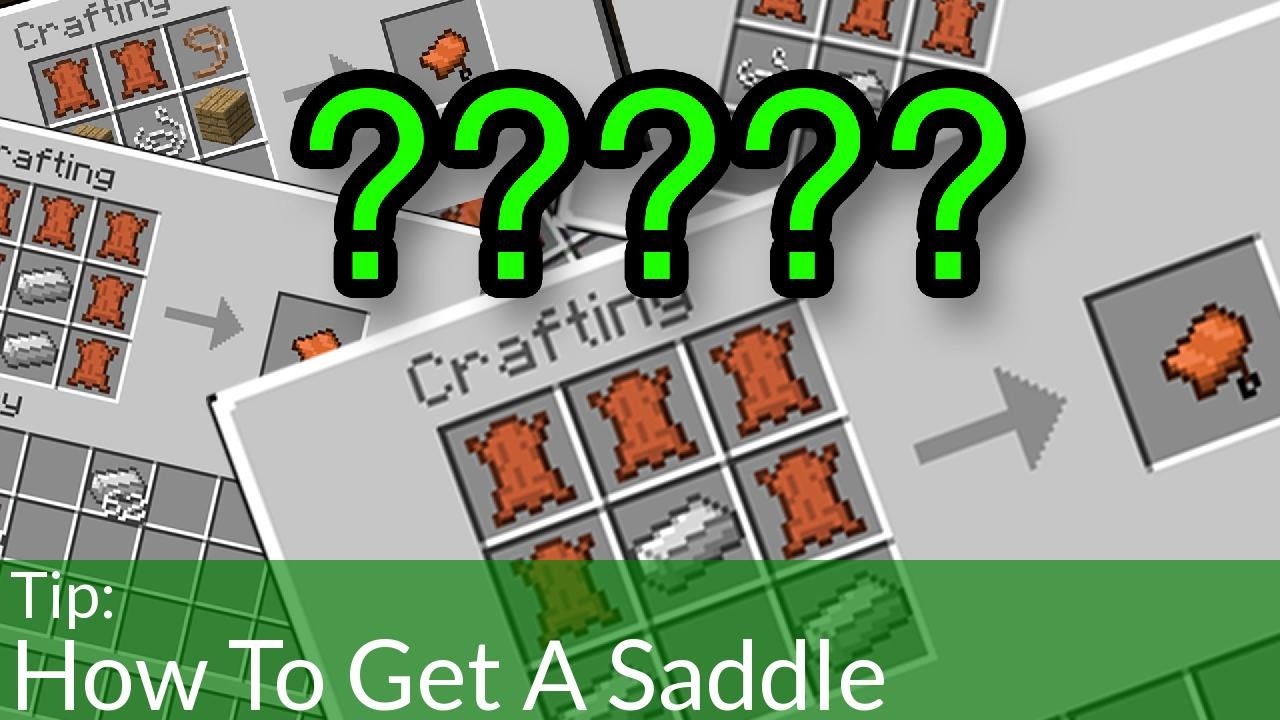 Minecraft: How To Get A Saddle