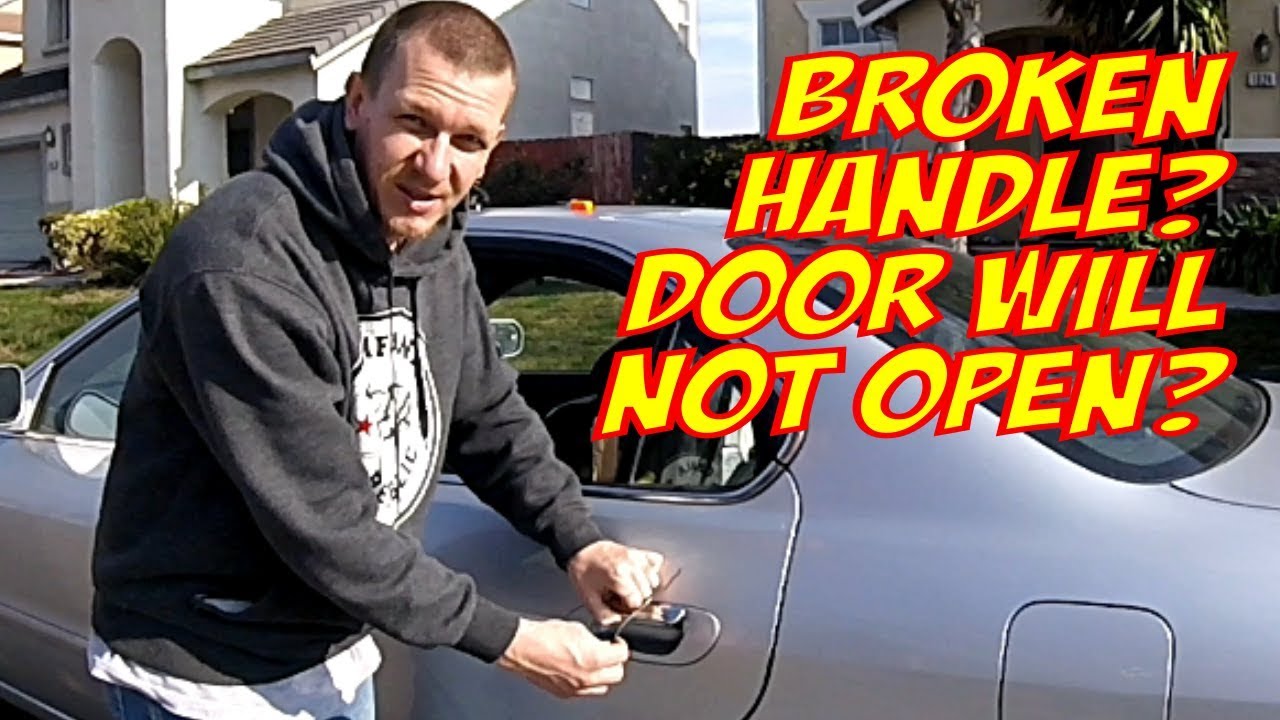 How To Open A Car Door With A Broken Handle