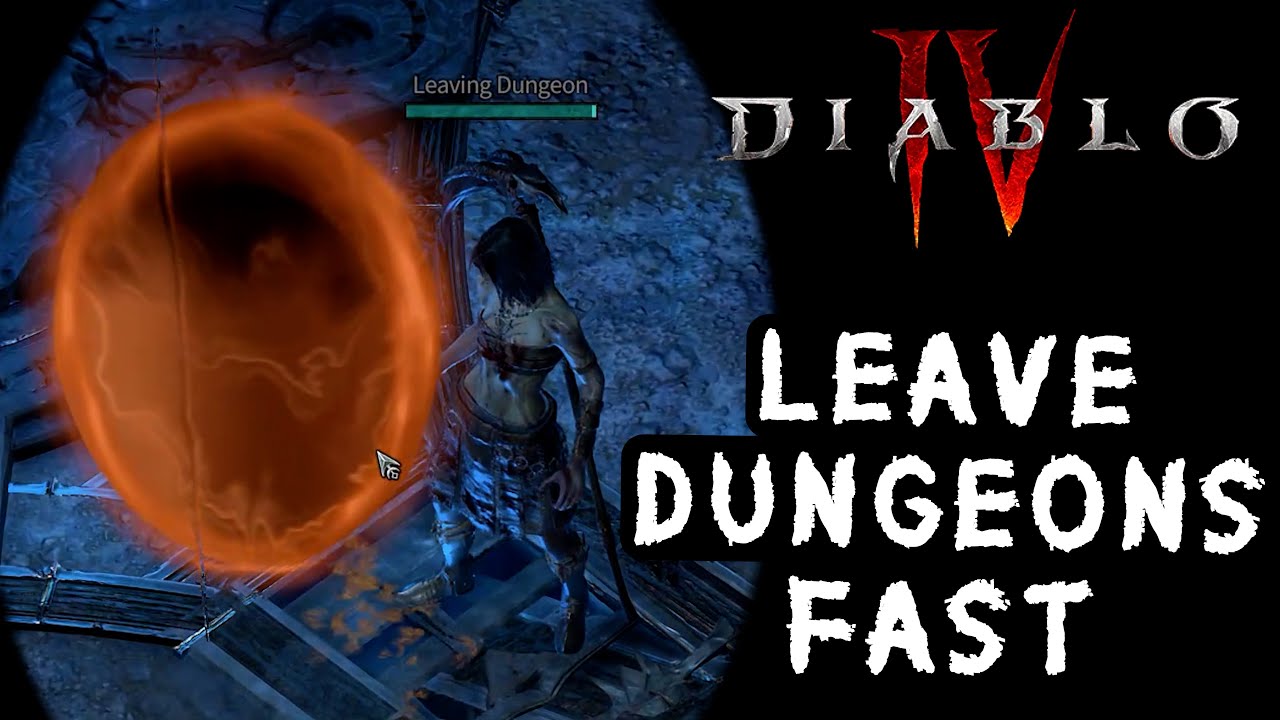 How to Exit a Dungeon Quickly in Diablo 4