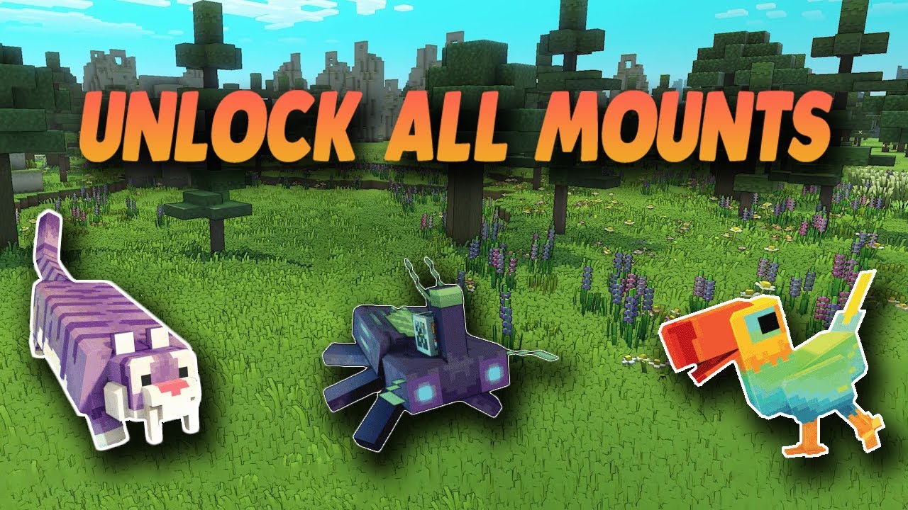 How To Unlock And Get All The Mounts In Minecraft Legends